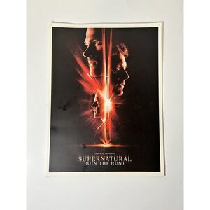 Supernatural Culturefly Art Print Dean Sam Castiel Dawn of‎ Darkness 9x12